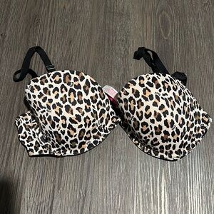 Victoria’s Secret PINK Animal Print Total Sweetheart Demi Bra 36C